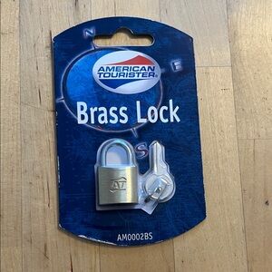 American Tourister Brass Lock with Key Set